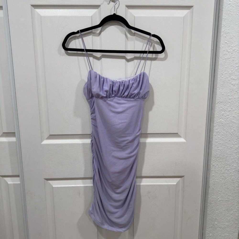 Princess Polly‎ Spaghetti Strap Mini Dress Womens Size 8 Purple Penney Regular - Picture 2 of 8
